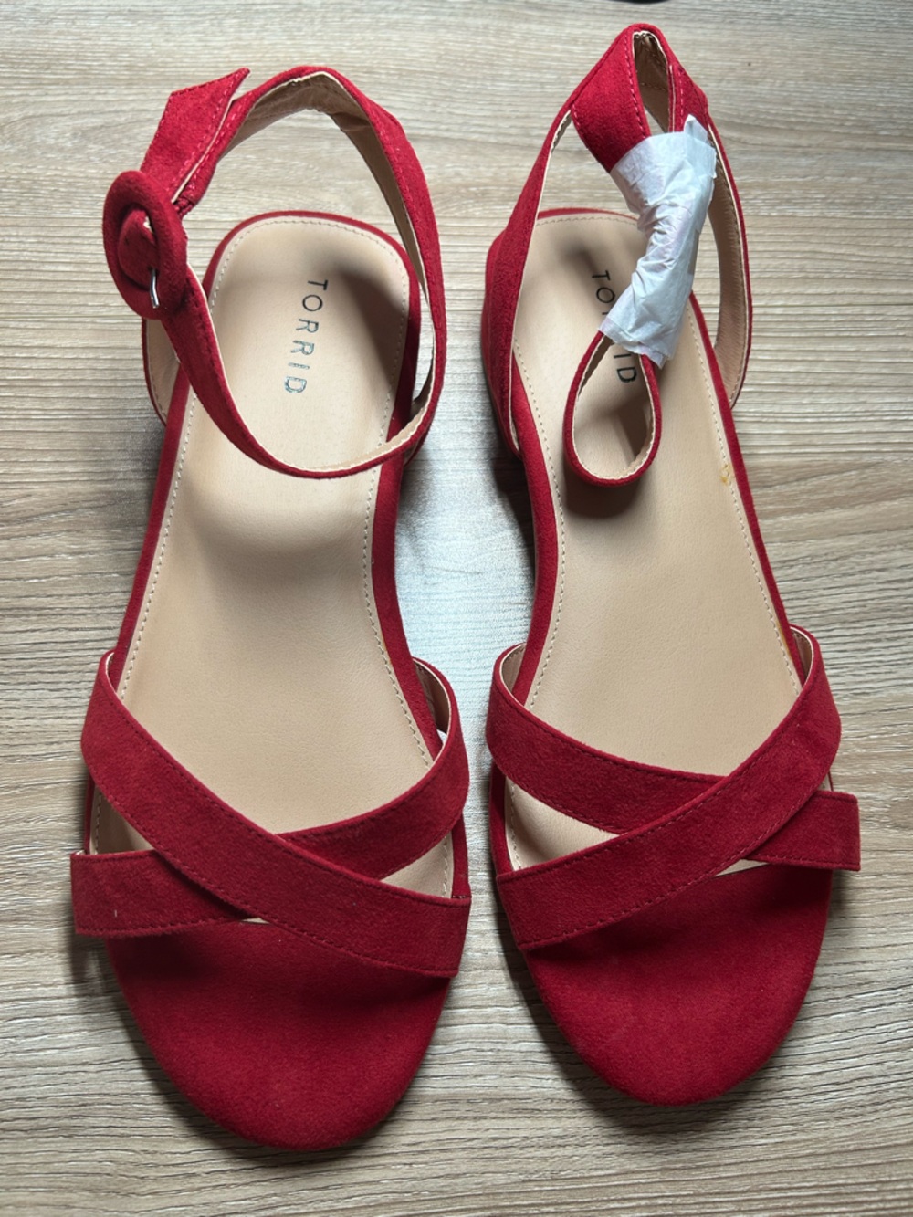 NWT Torrid Red Low Block Heels
